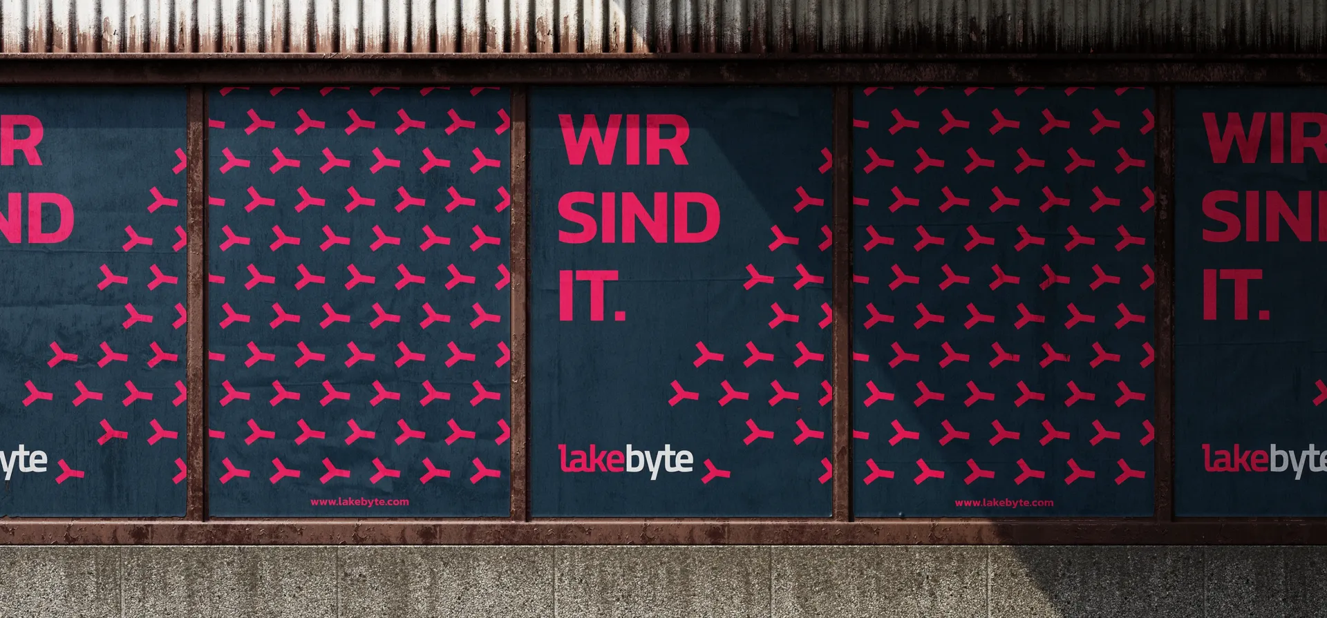 Mockup der mobilen Lakebyte-Website